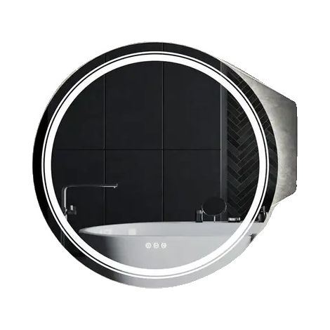 Miroir LED, étanche, sans buée, 80 cm (32 pouces) (1/2)