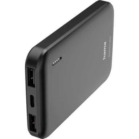 Hama Pocket 5 Power bank 5000 mAh LiPo Antracite