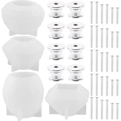 Moule en résine époxy cristal pour la fabrication de boutons (1/5)