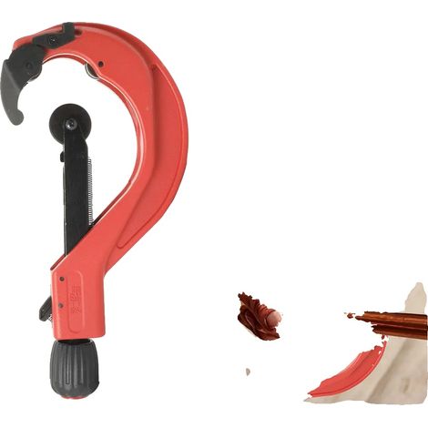 Cortatubos, aleación de aluminio, rango de diámetro de corte 50-127 mm, cuchilla de acero endurecido, 2 rodillos de acero, aplicación de corte de tubos (1/5)