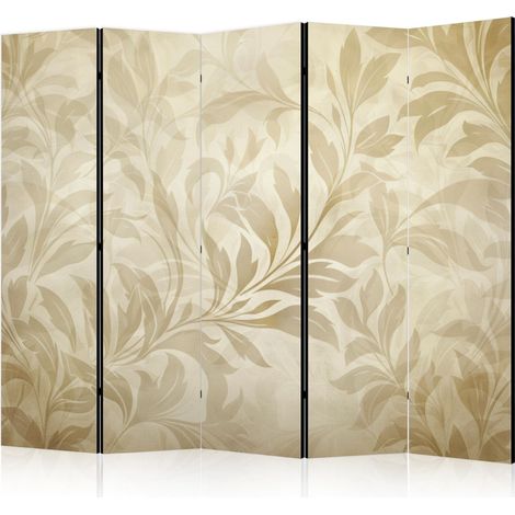 Dekorativer Paravent artgeist Stoff sand 225x172 cm