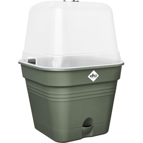 Elho Green Basics Growpot Square Allin1 20 Leaf Green Vaso Da Coltivazione Quadrato (1/3)