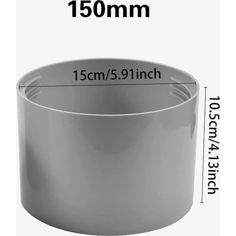 Klimaanlagenadapter – 150-mm-Abluftschlauch (tragbar) – PVC – Klimaanlagenteile und -zubehör (1/5)