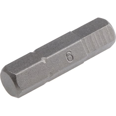Rs Pro – Embout de vissage hexagonal 6 mm – Acier chrome vanadium – Pour vis à six pans – Résistant à l'usure et durable