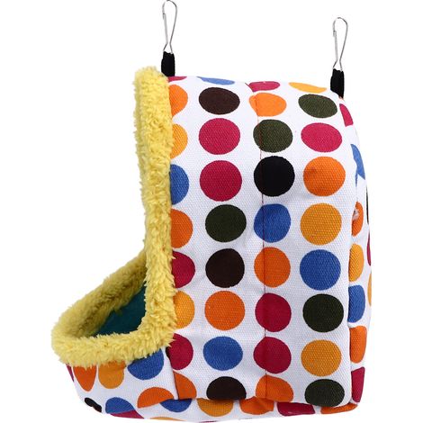 Cave Hamster Confortable Pliable Portable Chaude Épaisse Lavable Nid Doudou pour Petit Animal (1/5)