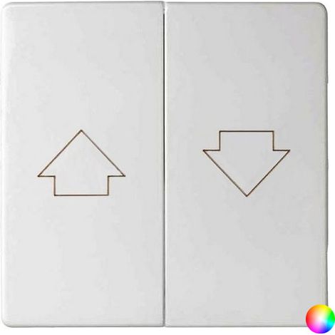 Interrupteur double volet roulant Simon 82028-30 thermoplastique IP20 (1/2)