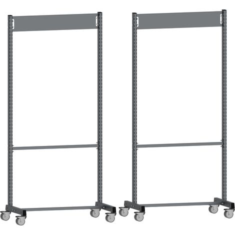 PROVOST - Structure mobile Kombineo - Meuble modulaire sur roulettes en acier inoxydable