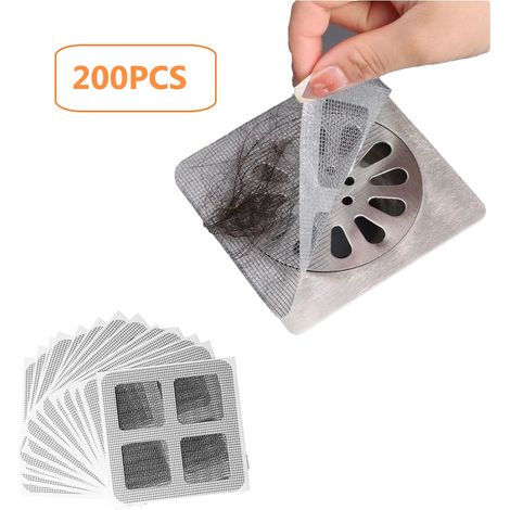 200pcs Disposable Shower Drain Stickers and Shower Drain Stickers (1/5)