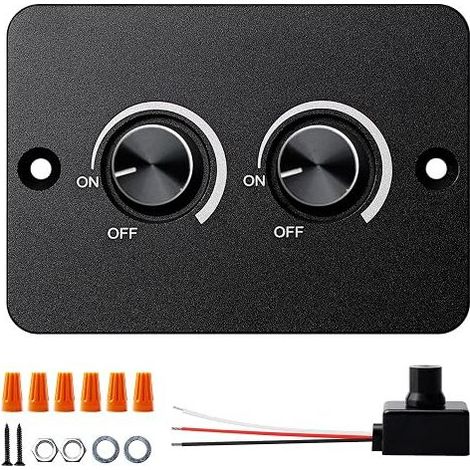 Led Light Dimmer Pwm DC 12v 5a Switch, Dimmer Switch For Lights For Camper, Boat, Trailer, Truck (1/5)