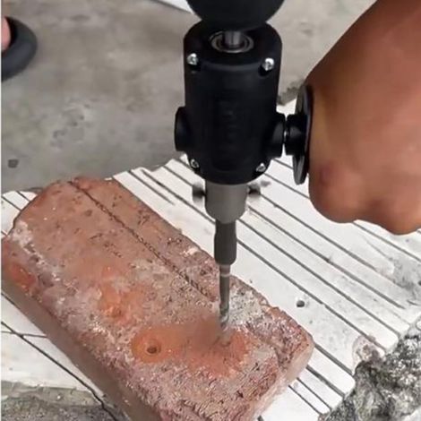 Umrüstkopf für Bohrmaschine zu Schlagbohrmaschine, Umrüstständer für Bohrmaschine zu Schlagbohrmaschine, Umrüstkopf für Bohrmaschine, Zubehör für Schlagbohrmaschine (1/5)