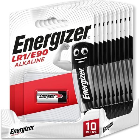 Pack de 10 pilas miniatura alcalina LR10/E90 (1/5)