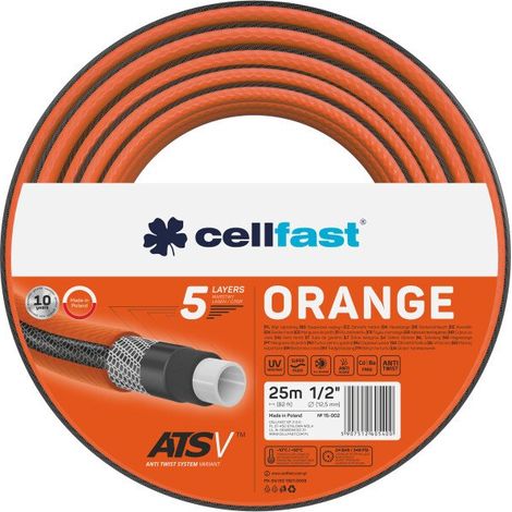 Tubo da giardino Cellfast arancione da 3/4" (25 m)