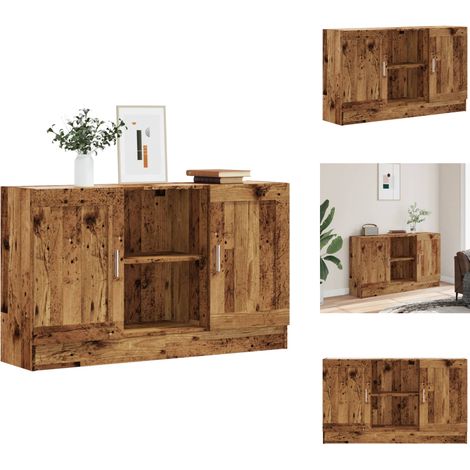 Sideboard Altholz-Optik 120x30,5x70 cm Holzwerkstoff - Sideboard - Sideboards - Schrank - Aufbewahrungsschrank (1/5)