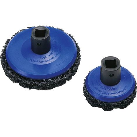 Jeu de Roues de Décapage D.65 et 105 mm - Polyvalent et Efficace pour Nettoyage et Préparation de Surface - D-Work