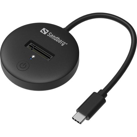 Docking station Sandberg USB 3.2 per SSD M.2+NVMe, 136-47 (1/3)