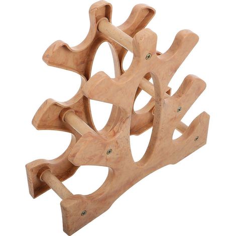 Support pour haltères compact et robuste, idéal pour la musculation. Ce support de rangement pour haltères est vendu seul (kaki). (1/3)