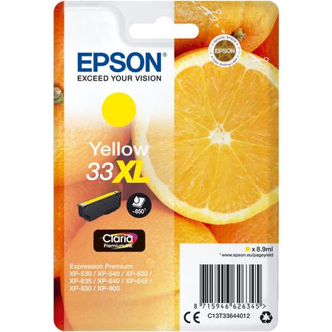 Epson Oranges C13T33644022 Druckerpatrone 1 Stück(e) Original Hohe (XL-) Ausbeute Gelb
