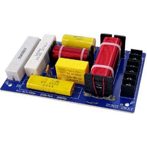 350 W Zwei-Wege-Audio-Lautsprecher Hoch-Niederfrequenz-Teiler 3200 Hz Hifi High Fidelity Crossov (1/3)