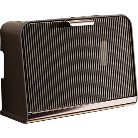 Boîte de rangement murale pour routeur Wi-Fi, grande capacité, multiprise, étui de rangement pour câbles, couleur café, dimensions 30 x 12 x 22 cm / 11,8 x 4,7 x 8,7 pouces (1/5)