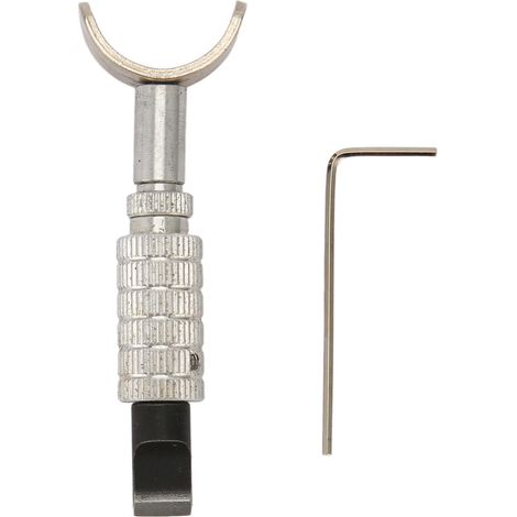 Couteau à cuir pivotant réglable en métal haute netteté, avec manche en forme de U, flexible pour sculpture sur cuir et projets artisanaux. (1/5)