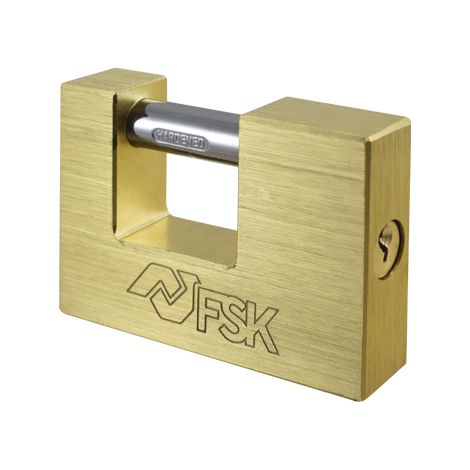 Candado Ferrestock 90 mm acero endurecido resistente al clima