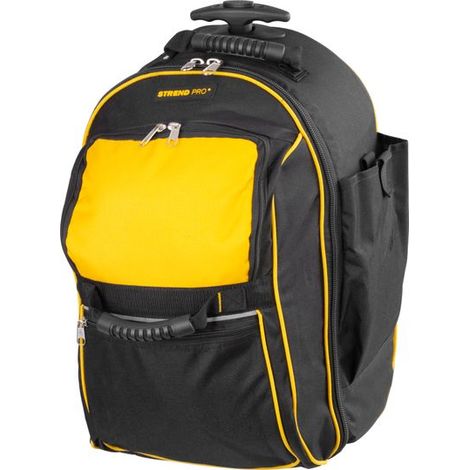 Rucksack Strend Pro, Textil, Koffer, mit Rädern, mit Teleskopgriff, für Werkzeug, max. 20 kg, 36x25x54 cm