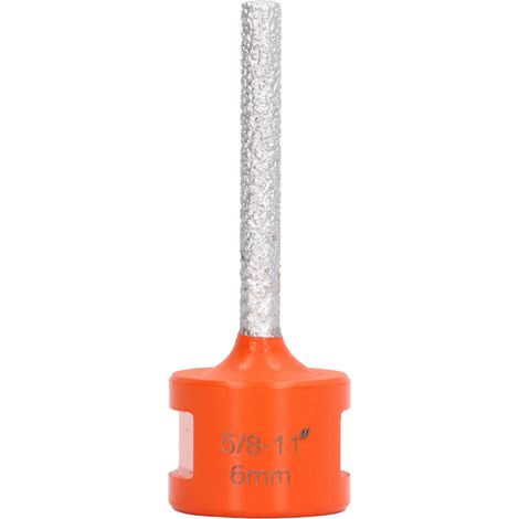 Diamond Milling Bit Hole Enlarging Trimming Shaping Milling Cutter for Granite Quartz Stone 6mm / 0.24in