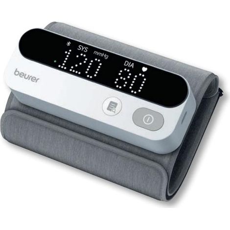Beurer BM 59 Misuratore Pressione Sanguigna da Braccio Bluetooth Nero Bianco (1/4)