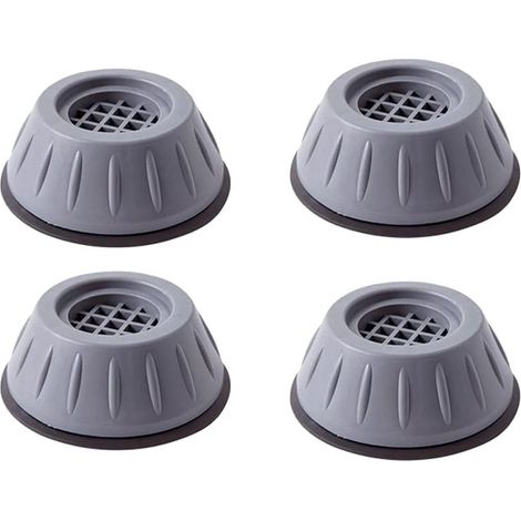 Patins pour lave-linge entièrement automatique, patins antidérapants surélevés, base de réfrigérateur, tapis pour meubles, tapis amortisseur de chocs enroulable (4 pièces) (1/5)