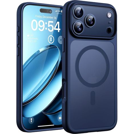 Handyhülle mit MagSafe für iPhone 17 Pro Max, Kameraschutz, Blau (1/5)