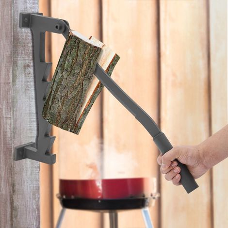 Diviseur de bois manuel, fendeur de bois mural pour petits lièges secs comme le pin, l'épinette et le sapin, longueur de lame 40,5 cm