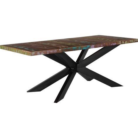 Maison Exclusive - Esstisch 180 x 90 x 76 cm Recyceltes Massivhol (1/5)