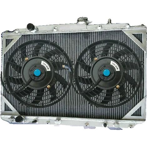 Radiador de aluminio, tamaño del núcleo 30.2" x 17.7" x 1", compatibilidad: Minivan 3.5 V6 1999-2004, se requiere verificación de la ubicación de la manguera, tapa incluida (1/5)