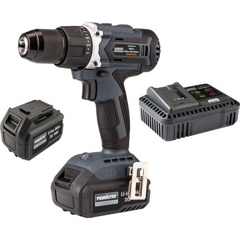 Primaster Pro Akku-Bohrschrauber-Set 20/40 V Akkuschrauber Schlagschrauber (1/3)