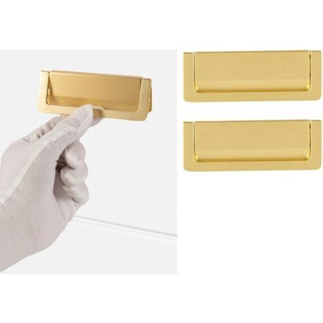 zinc alloy drawer handles, concealed with screws, suitable for drawers, cabinets, cupboards and wardrobes (1/3)