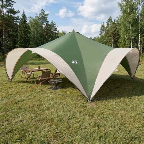 vidaXL Tenda Party Verde 600 x 600 x 400 cm Poliestere e Acciaio (1/5)