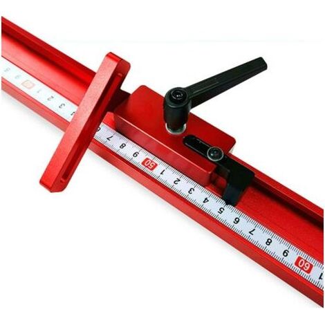 Positionneur de glissière en aluminium de butée de rail de type 45 pour 30mm t - slot t t - Rail menuiserie DIY (1/5)