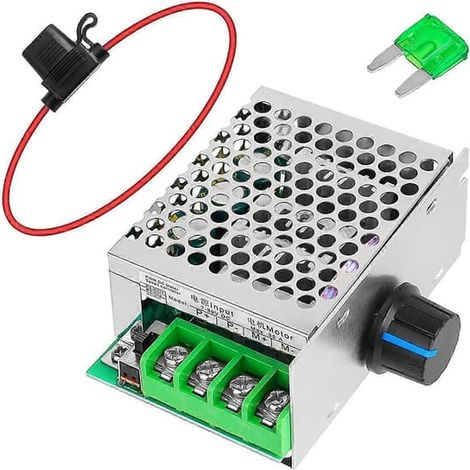 Contrôleur de vitesse pour moteur CC PWM 7-70 V 30 A, interrupteur de contrôleur de vitesse réglable pour moteur PWM 30 A (1/5)