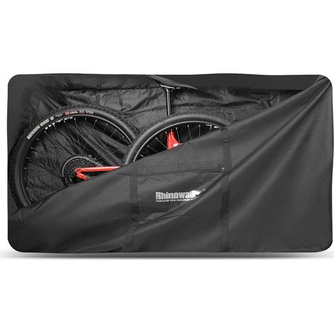 Sac Transport Vélo Housse Transport Velo pour 26-29 Pouces VTT/61 Taille Route/Trotinette Electrique Housse de Velo Pliant Sac Grand Pliant Porte-Vélo pour Voyager en Train Avion, Noir (1/5)