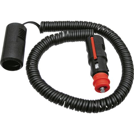 Adaptador, cable en espiral, conector de 2 pines, 6-24 V, 3 m, sección transversal 0,75 mm², ISO 4165