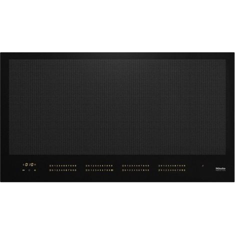 Miele – Plaque induction 93,6 cm – 6 foyers – 3300W – Commande frontale sensitive – Zone modulable – Minuteur individuel (1/3)