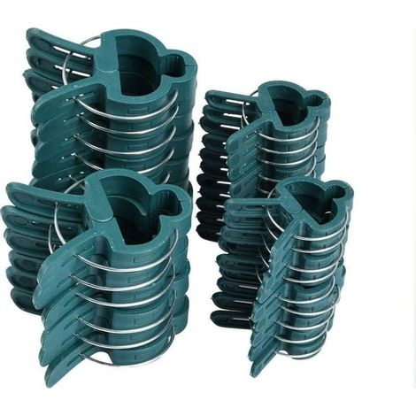 100Pcs Clips pour Plantes Clip Tuteur Pince Attache Tomate Pinces Plantes Grimpantes Pince à Planter, Clips pour Attacher les Plantes(50 Grands Plant Clips + 50 Petits Plant Clips) (1/5)