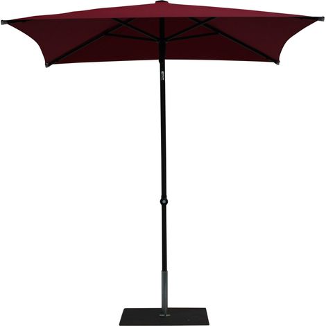 Ombrellone da Giardino 2x2 m Palo Ø38 mm in Alluminio Tessuto Olefin Trend Bordeaux (1/5)