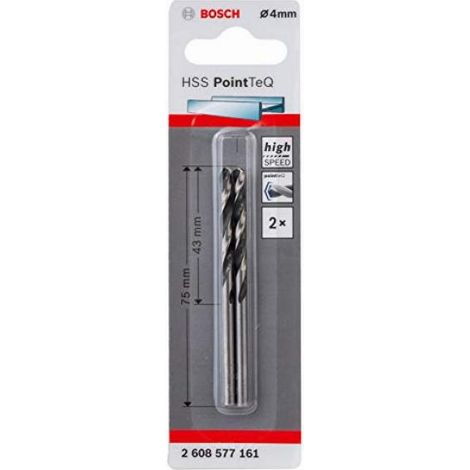 BOSCH - PUNTA PER TRAPANO HSS POINTTEQ 4X43MM