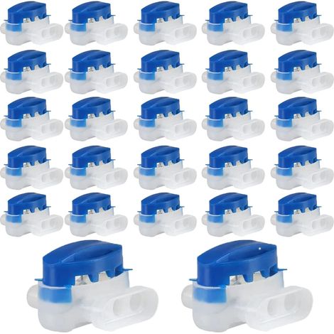 40 PCS Original Resin Gel-Filled Robot Lawn Mower Cable Connectors, 314 Waterproof Connectors for Automower Robot Lawn Mower Connectors- Waterproof, Safe, Stripping No Need (1/5)