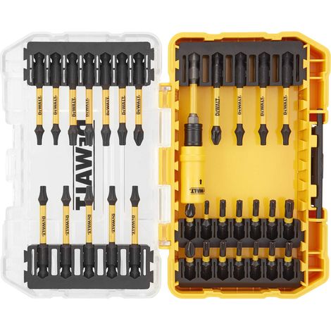 Dewalt DT70745T-QZ Set di punte da avvitatura 31 pezzi nero giallo