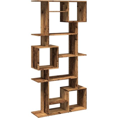 Maison Exclusive - Bücherregal Altholz-Optik 92x29x188 cm Holzwer