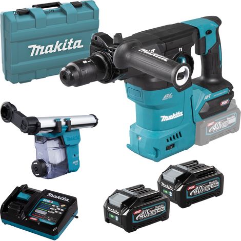 Makita HR009GZ Akku-Kombihammer 40V max. mit Schnellwechselfutter / 2x 4,0 Ah Akku + Ladegerät im Transportkoffer (1/9)