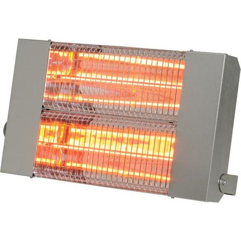 - Sovelor - Chauffage radiant électrique inox infrarouge halogène quartz 3000W - IRC3000CI (1/3)