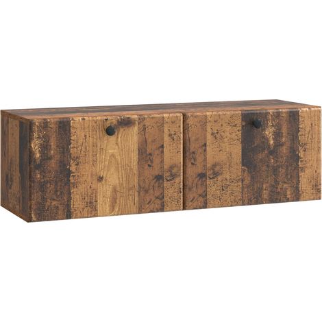 Wandmontierter TV-Schrank 98 x 31 x 30 cm Altholz Holzwerkstoff vidaXL